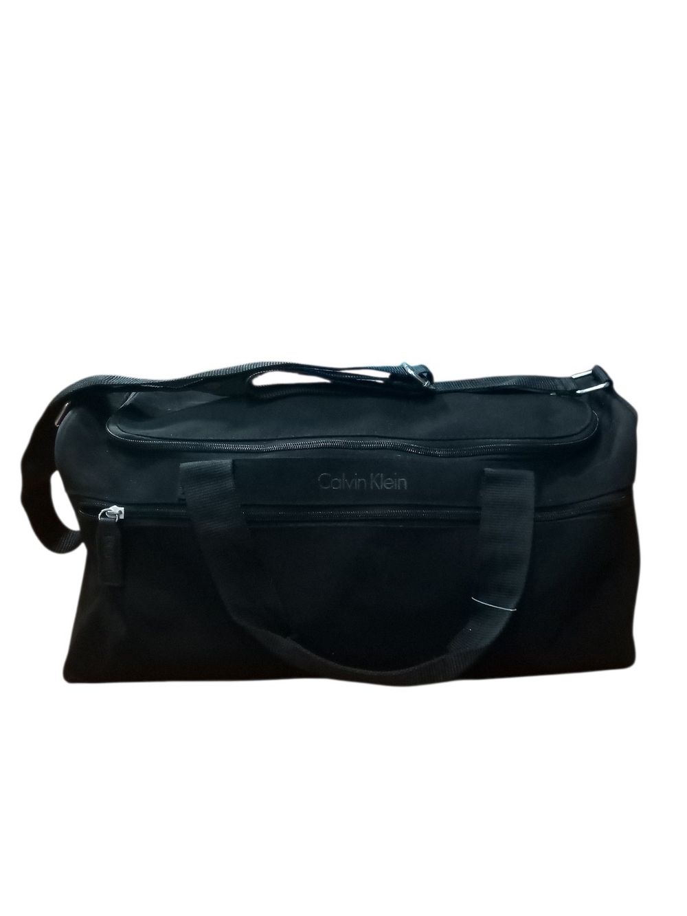 Calvin Klein Black Canvas Men's Duffel Bag